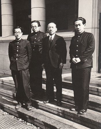 天野貞祐 学生と