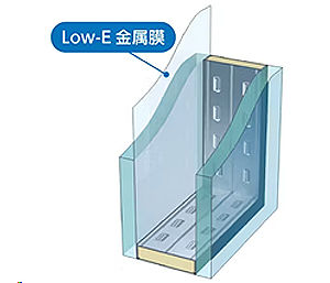 通常の複層ガラス