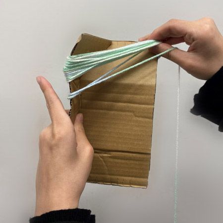 アクリルたわしの作り方