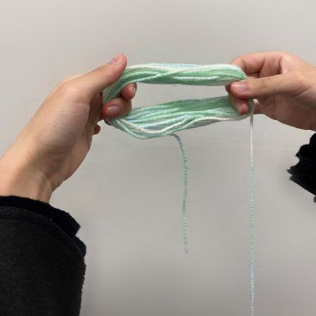 アクリルたわしの作り方