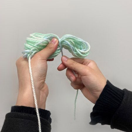 アクリルたわしの作り方