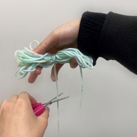 アクリルたわしの作り方