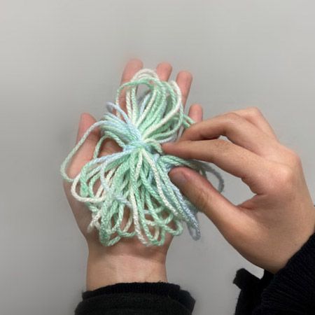 アクリルたわしの作り方