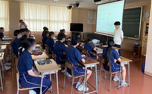 環境教育（大越中）