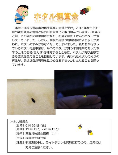ホタル観賞会