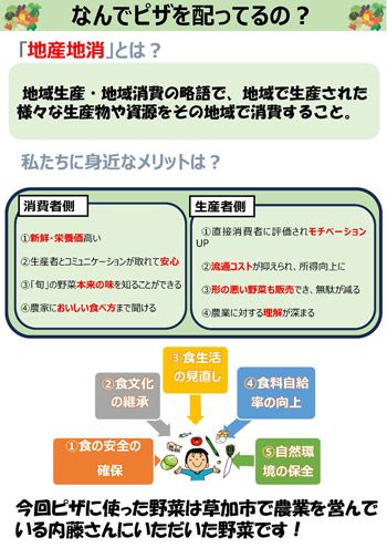 なんでピザを配ってるの?