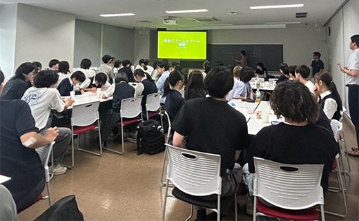 景品を用意し、楽しみながら学んでもらうことができました