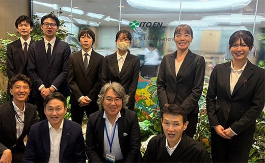 経済学部の有𠮷秀樹ゼミが株式会社伊藤園へ企業インタビュー
