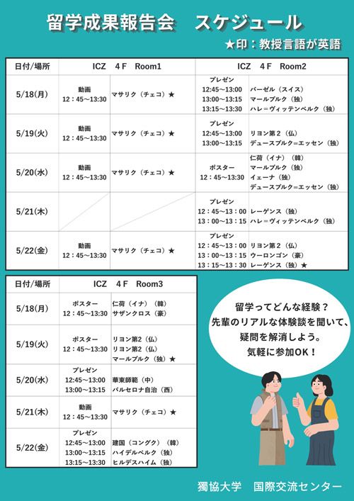 留学成果報告会