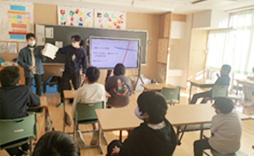 経済学部高安ゼミ生が草加かがやき特別支援学校にてSDGｓに関する授業