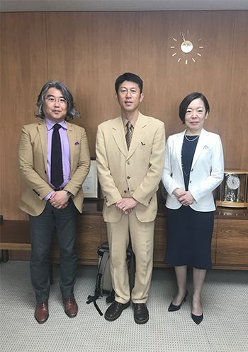 気象予報士の平井信行氏が講演